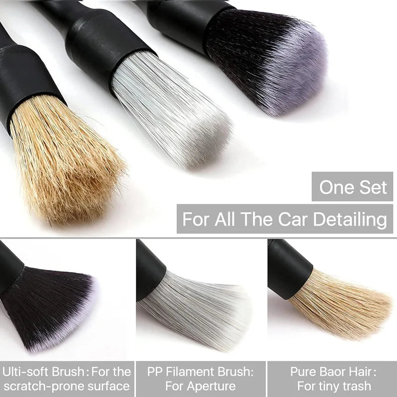 JetClean DetailBrush – Car Cleaning Brush Kit