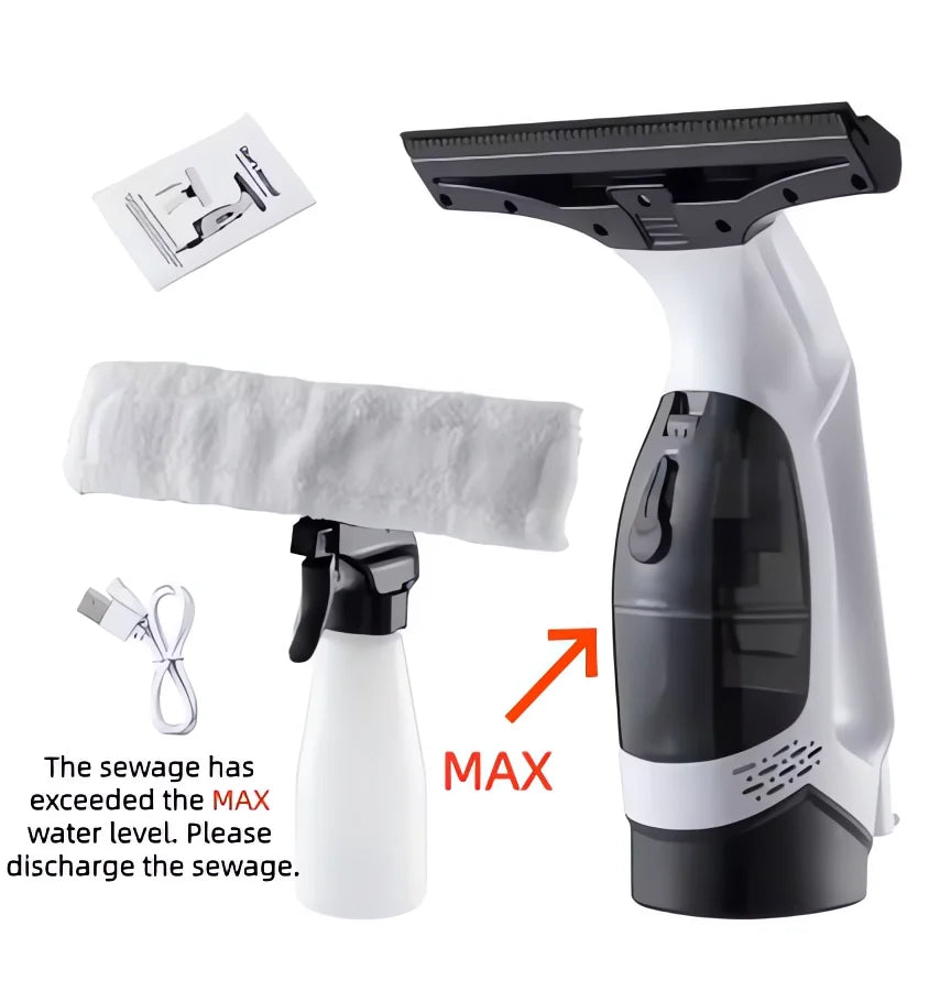 JetClean GlassVac – Cordless Window Cleaner