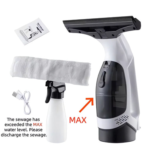 JetClean GlassVac – Cordless Window Cleaner