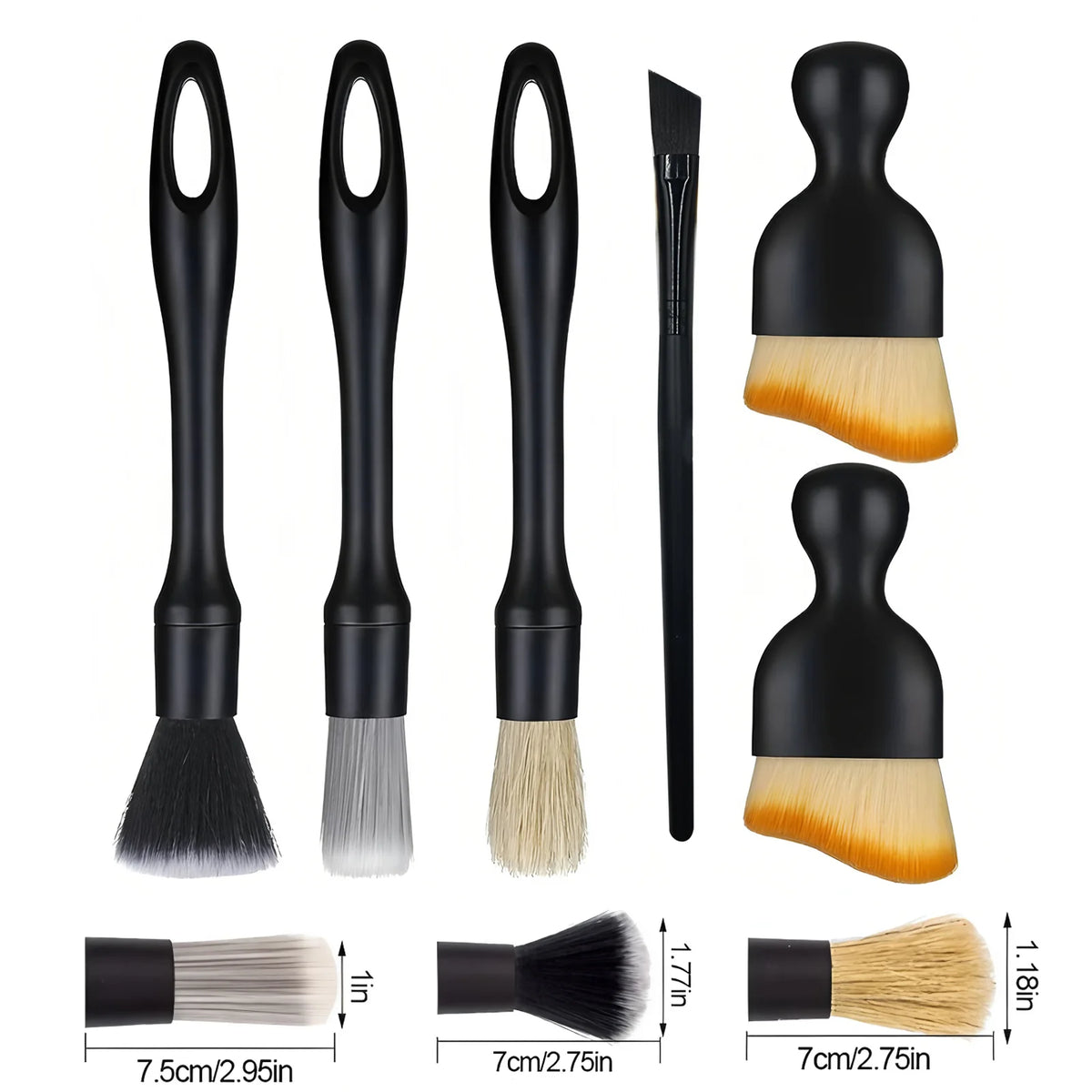 JetClean DetailBrush – Car Cleaning Brush Kit