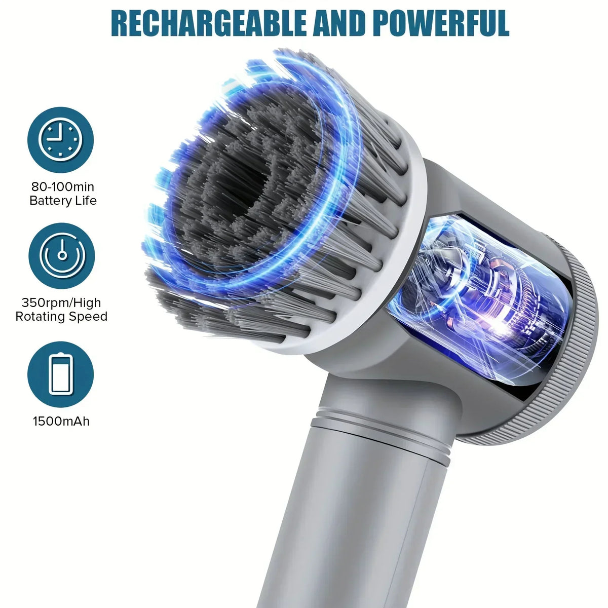 JetClean SpinScrub – Electric Cleaning Brush